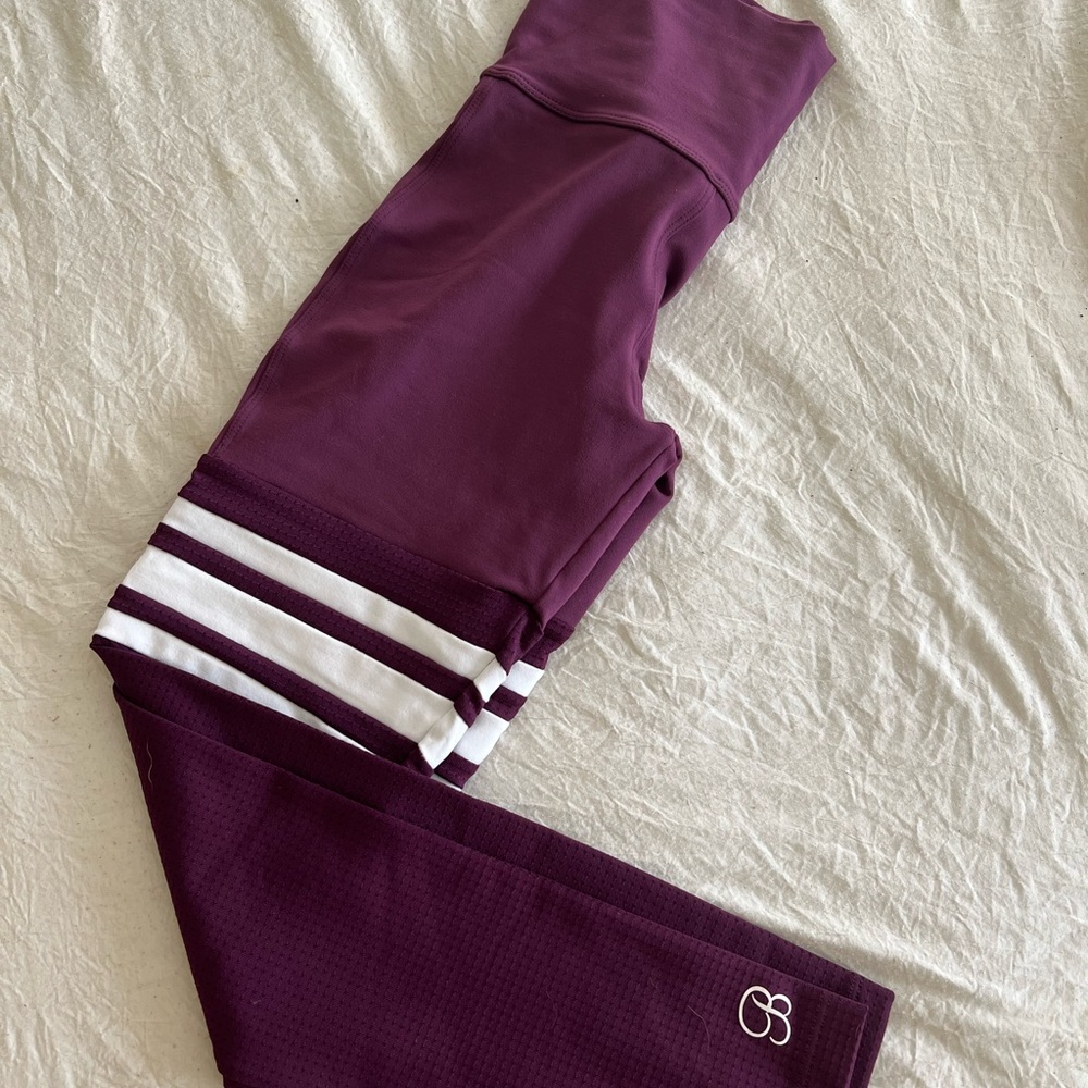 XS Maroon High Waisted Bombshell leggings